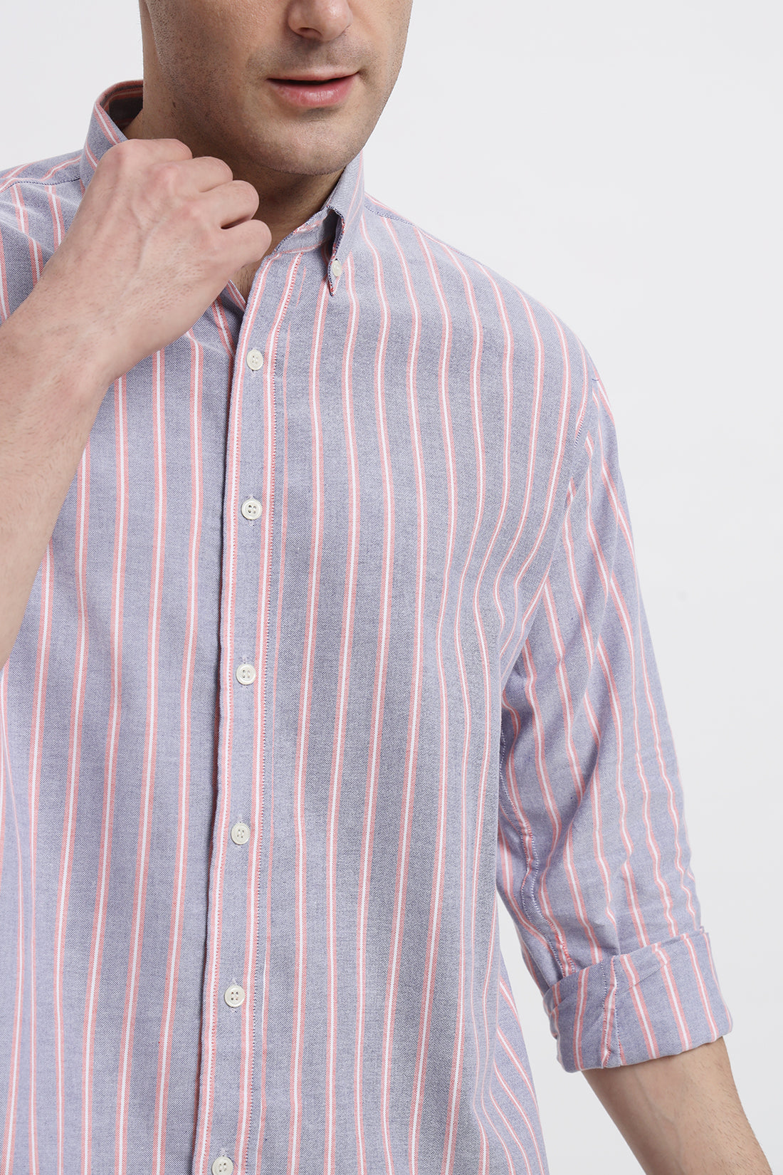 Chambray Striped Shirt