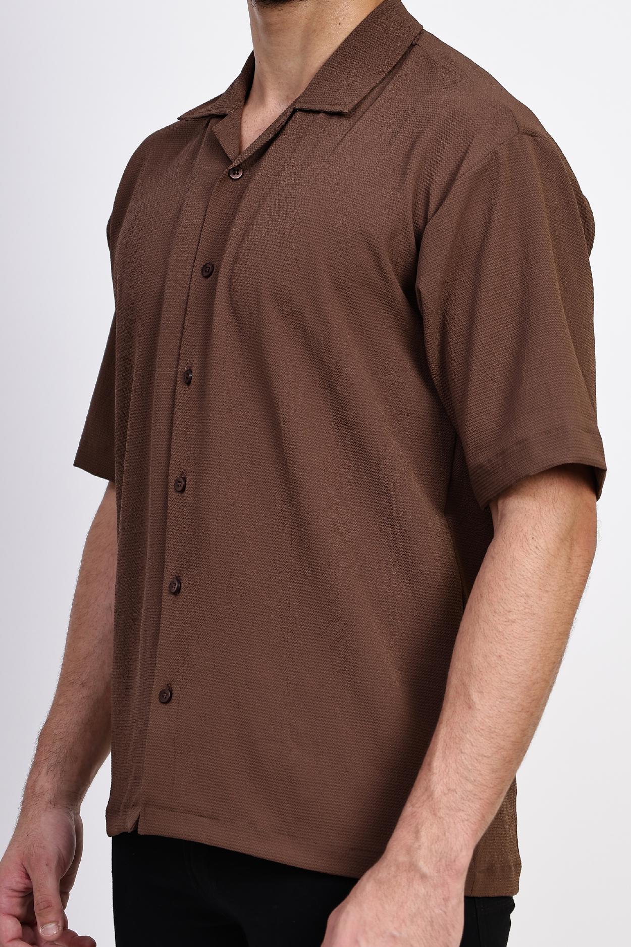 Mocha Textured Shirt