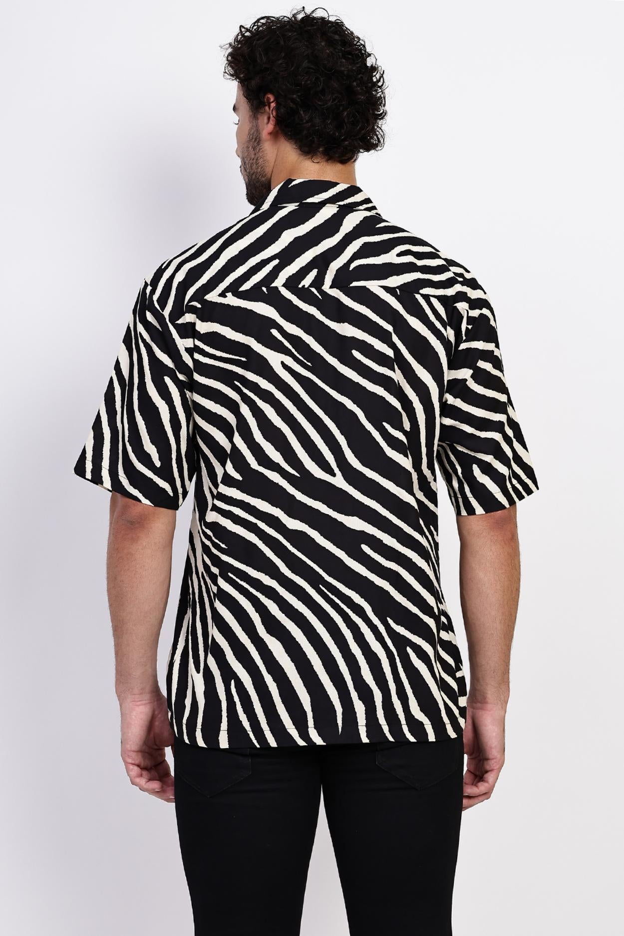 Monochrome Print Shirt